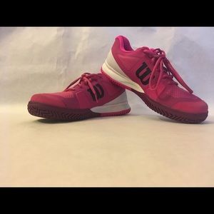 Wilson Pink Tennis Shoes